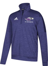 Adidas Purple Heather 1/4 Zip Sweatshirt