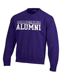 Gear for Sports Crewneck Sweatshirt with Full Uni over Alumni with Tackle Twill Lettering