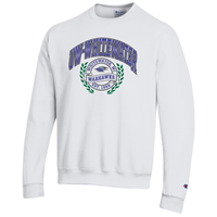 Champion Faux Seal with Green Leafs Crewneck Sweatshirt