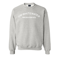 MV Sport UW-Whitewater arched over Warhawks Crewneck Sweatshirt