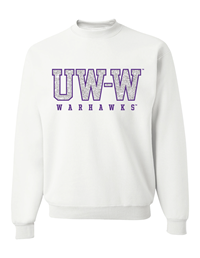 Freedom Wear Co. Glitter Crewneck Sweatshirt UW-W Warhawks