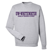 Freedomwear Crewneck Sweatshirt UW-Whitewater over School of Graduate Studies
