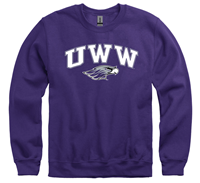 New Agenda Crewneck Sweatshirt with UWW over Mascot