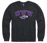 New Agenda Crewneck Sweatshirt with UWW over Mascot
