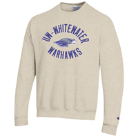 Champion Crewneck Sweatshirt UW-Whitewater Warhawks Circle around Mascot
