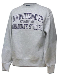 Blue 84 Crew Sweatshirt UW-W School of Graduate Studies