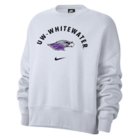 Nike Crewneck Sweatshirt UW-Whitewater arched over Mascot