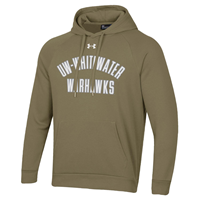 Hooded Sweatshirt with UW-Whitewater arched over Warhawks