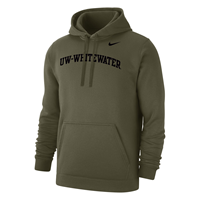 Nike Hooded Sweatshirt Club Fleece with UW-Whitewater