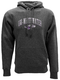 Blue 84 Hooded Sweatshirt with Distressed UW-Whitewater over Mascot