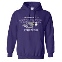 Gymnastics Hooded Sweatshirt UWW Branded