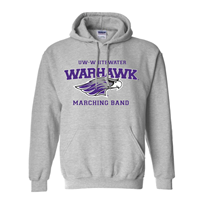 Marching Band Hooded Sweatshirt UWW Branded