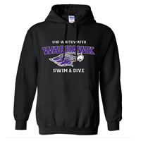 Image of Swim & Dive Hooded Sweatshirt UWW Branded -  2