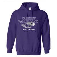 Volleyball Hooded Sweatshirt UWW Branded