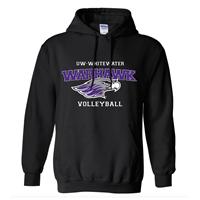 Volleyball Hooded Sweatshirt UWW Branded