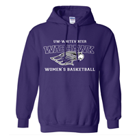 Women's Basketball Hooded Sweatshirt UWW Branded