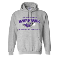 Women's Basketball Hooded Sweatshirt UWW Branded