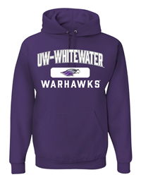 Freedomwear UW-Whitewater over Mascot in Pill Hooded Sweathshirt