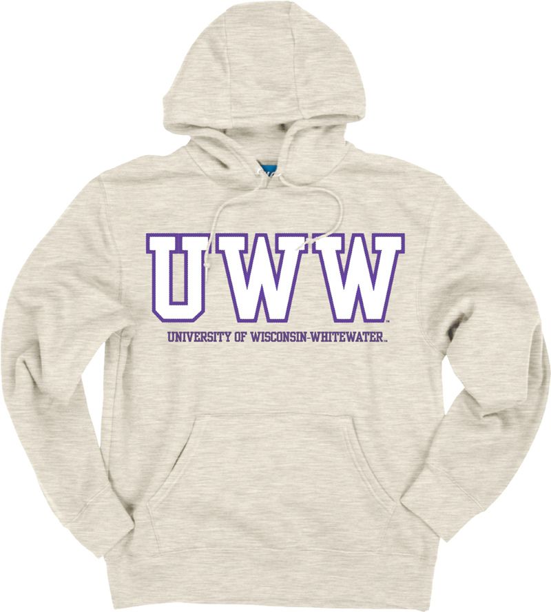 Blue 84 UWW Tackle Twill Lettering Hooded Sweatshirt with Embroidered Full Uni Name (SKU 106631963)