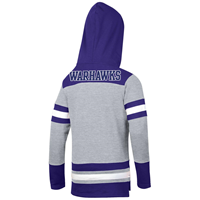 Champion Hooded Sweatshirt Hockey Design with Large Embroidered Mascot