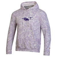 Champion Hooded Sweatshirt Marble Swirl with Mascot