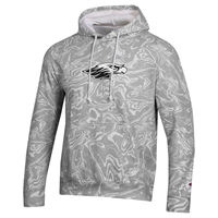 Image of Champion Hooded Sweatshirt Marble Swirl with Mascot -  1