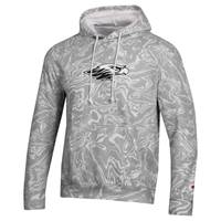 Hooded Sweatshirt Marble Swirl with Mascot