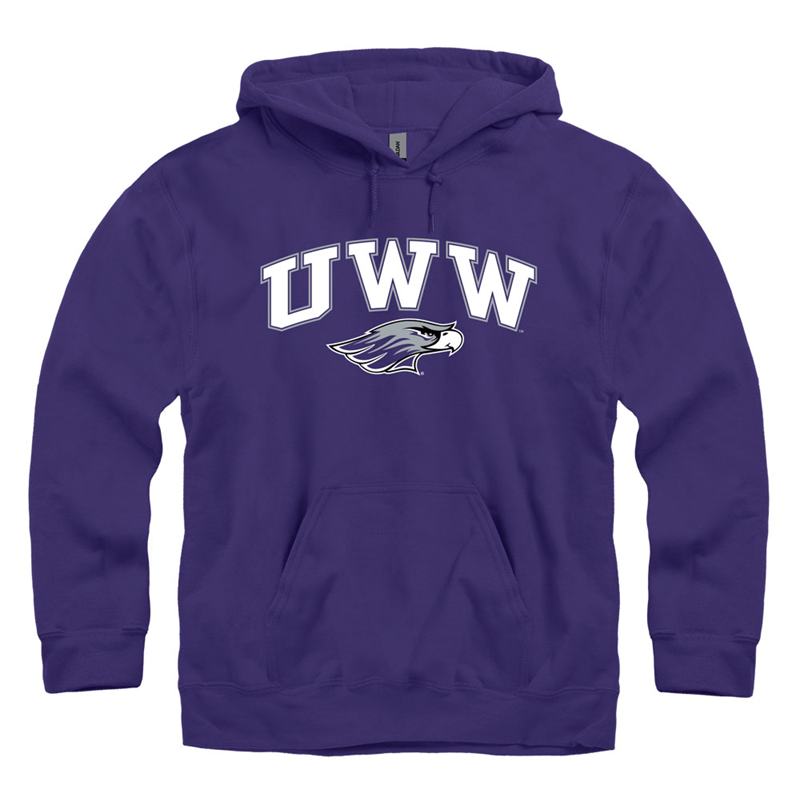 New Agenda Hooded Sweatshirt with UWW over Mascot