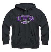 Image of New Agenda Hooded Sweatshirt with UWW over Mascot -  1