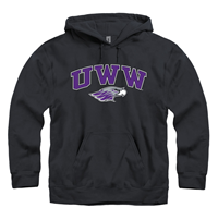 New Agenda Hooded Sweatshirt with UWW over Mascot