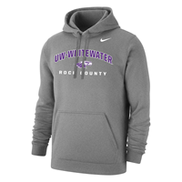 Nike Hooded Sweatshirt UW-Whitewater over Mascot over Rock County