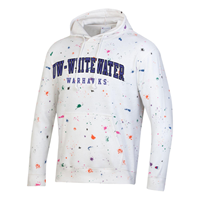 Champion Paint Splatter UW-Whitewater over Warhawks Hooded Sweatshirt