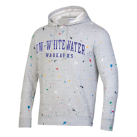 Champion Paint Splatter UW-Whitewater over Warhawks Hooded Sweatshirt