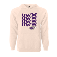 CI Sport Hooded Sweatshirt with UWW Repeating over Mascot