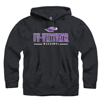 New Agenda Hooded Sweatshirt with Mascot over UW-Whitewater Warhawks
