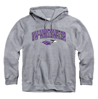 Image of New Agenda Hooded Sweatshirt with UW-Whitewater over Mascot -  2