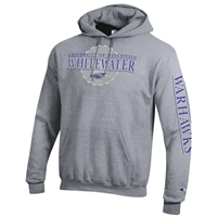 Hooded Sweatshirt Full Uni over Faux Seal and Warhawks on arm