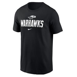 Image of Nike T-Shirt Mascot over Warhawks -  black