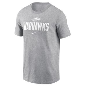 Image of Nike T-Shirt Mascot over Warhawks -  heather