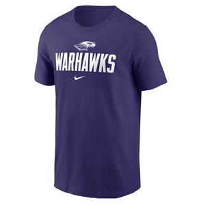 Image of Nike T-Shirt Mascot over Warhawks -  purple