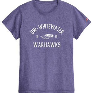 League T-Shirt UW-Whitewater over Mascot over Warhawks - main view