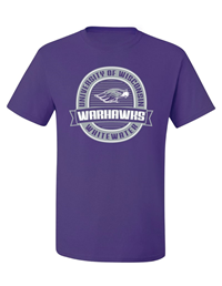 Freedomwear University of Wisconsin arched over Mascot Warhawks T-Shirt