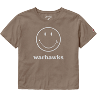 League Crop Top Smiley over Warhawks