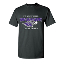 Image of Color Guard T-Shirts UWW Branded -  black