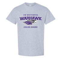 Image of Color Guard T-Shirts UWW Branded -  grey