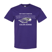 Image of Color Guard T-Shirts UWW Branded -  purple
