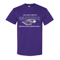Wheelchair Basketball T-Shirt UWW Branded