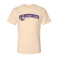 Freedomwear T-Shirt UW-Whitewater Warhawks arched over Mascot