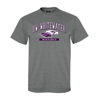 T-Shirt: UW-Whitewater over Mascot and Warhawks in Box