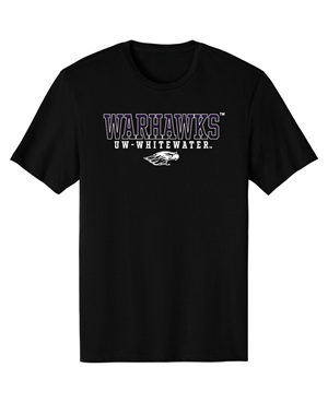 Freedomwear Comfort T-Shirt Warhawks with UW-Whitewater over Mascot
